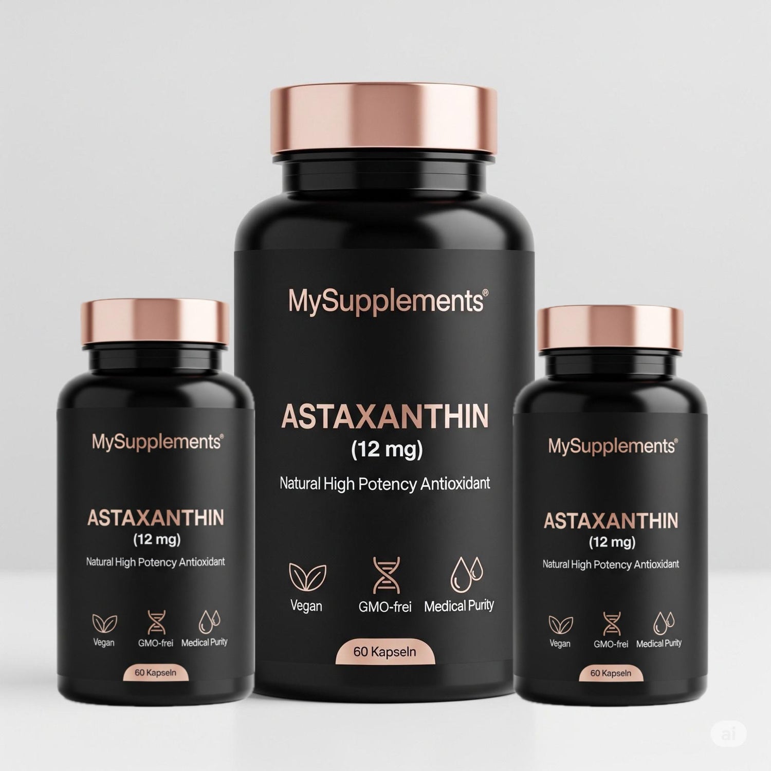 Astaxanthin Kapseln 12 mg – Haut & Zellschutz