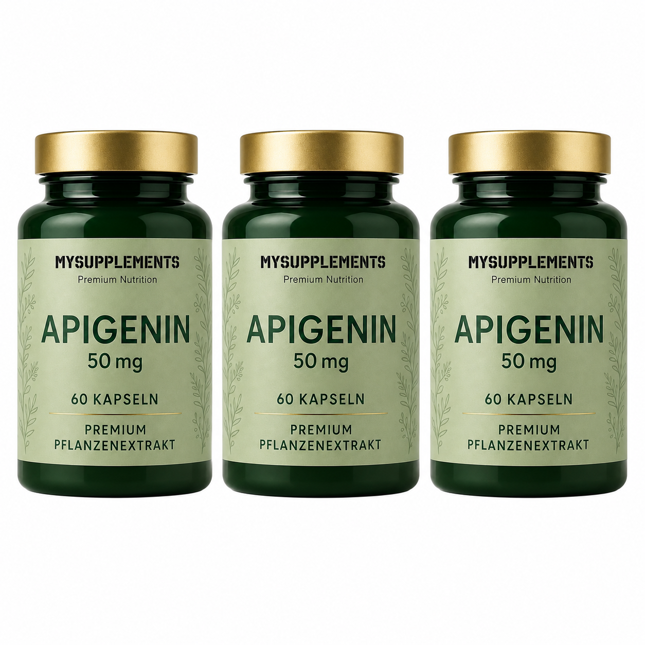 Apigenin Kapseln – Pflanzlicher Flavonoid-Komplex aus Kamille