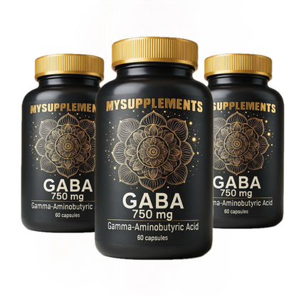 GABA Capsules – Gamma-Aminobutyric Acid Complex, vegan