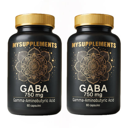 GABA Capsules – Gamma-Aminobutyric Acid Complex, vegan