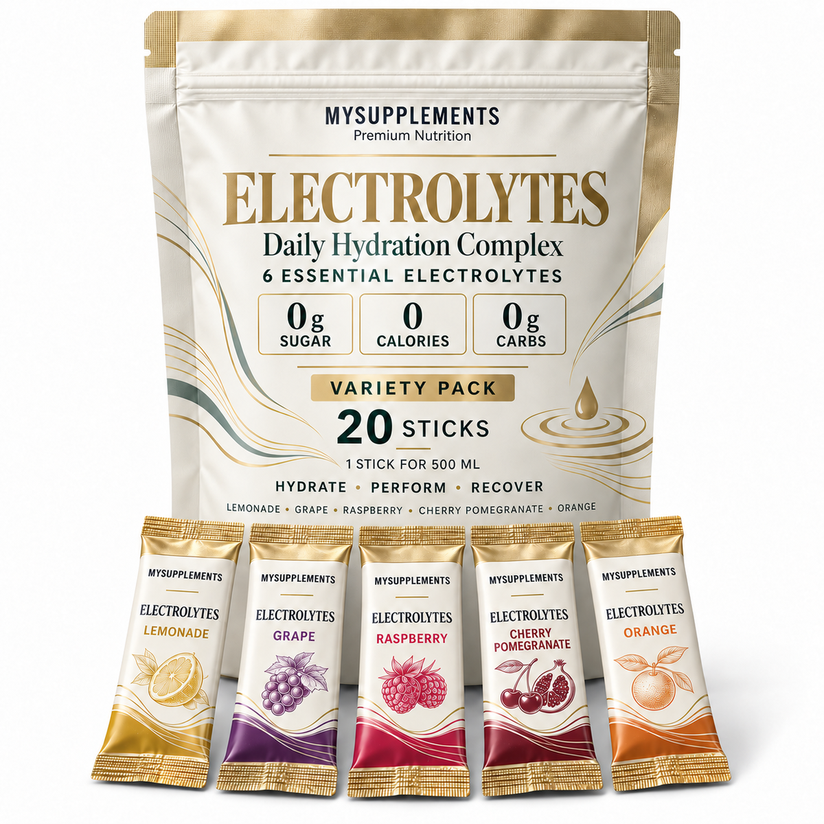 Elektrolyte Sticks ohne Zucker