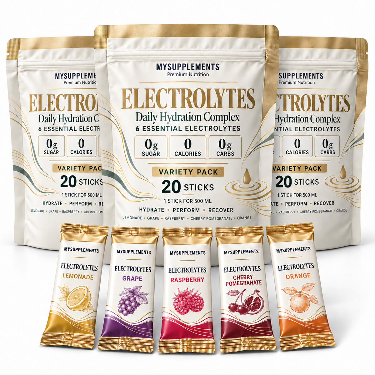 Elektrolyte Sticks ohne Zucker